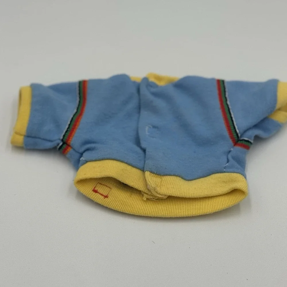 Vintage Cabbage Psych Kids Shirt Blue With Red Car & Yellow‎ Trim